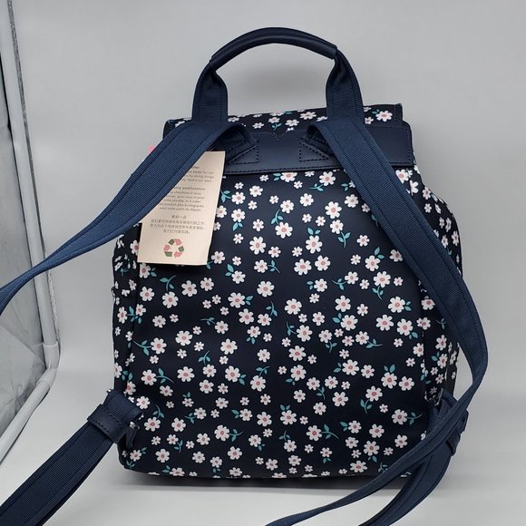 Kate Spade Carley Fleurette Flap Backpack Blue main image 7